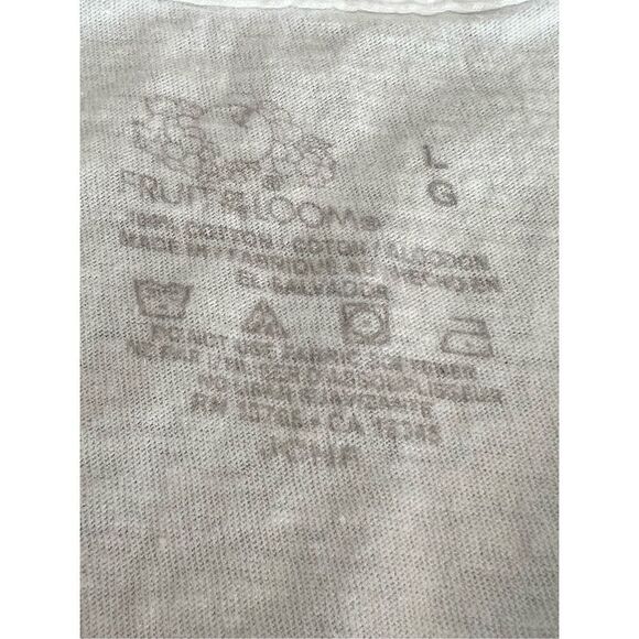 Fruit of the Loom cotton white underwear T-shirt size L - Picture 3 of 4